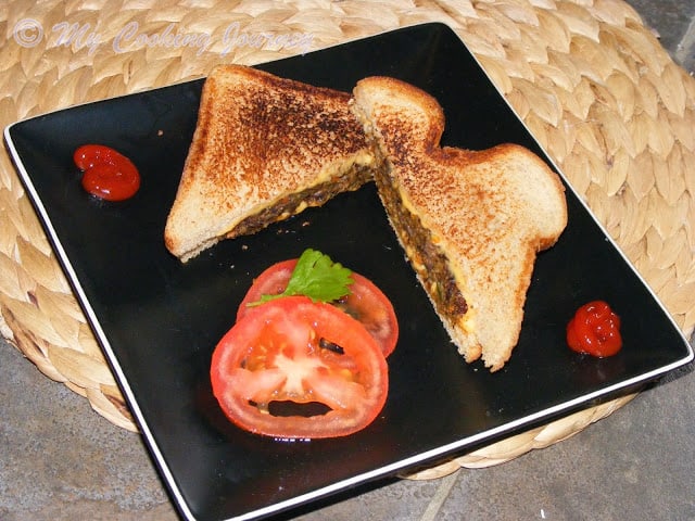 Bulgur Black bean Vegetable Patties served in a tray