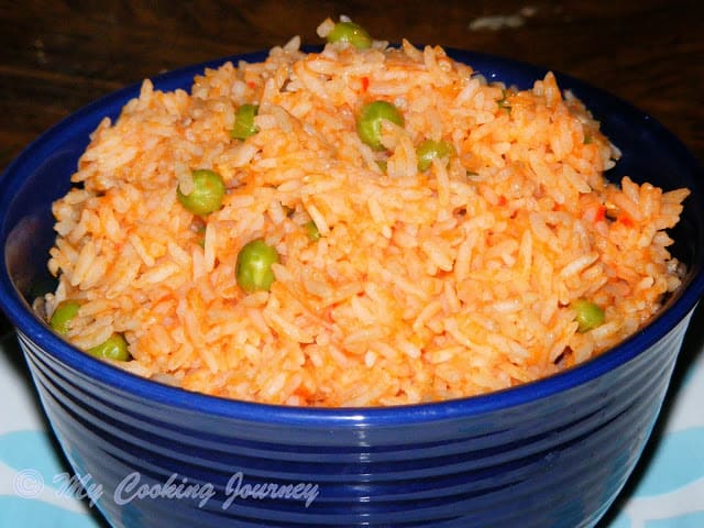 Mexican Rice in a bowl