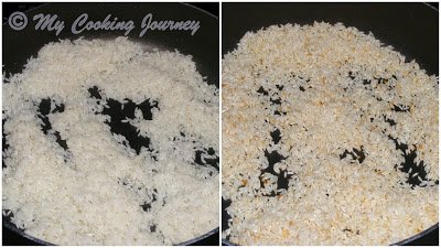 Frying rice