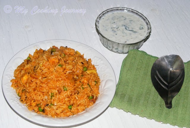 Tamatari Kasoori Pulao is ready to serve