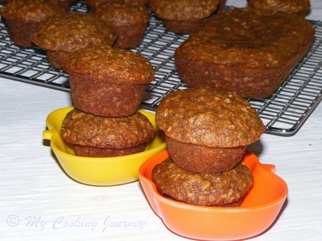 Whole Grain Muffin Served in Bowl