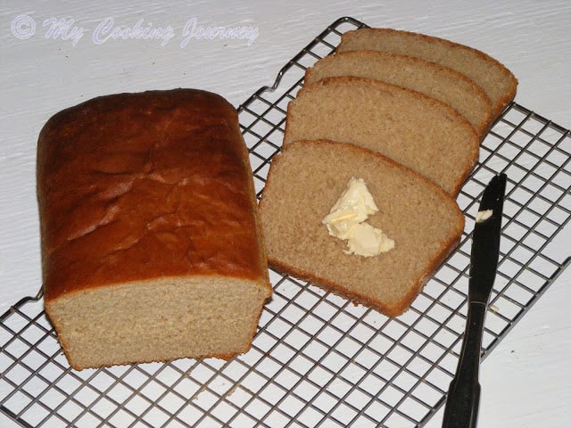 Whole Wheat Sandwich Bread slices
