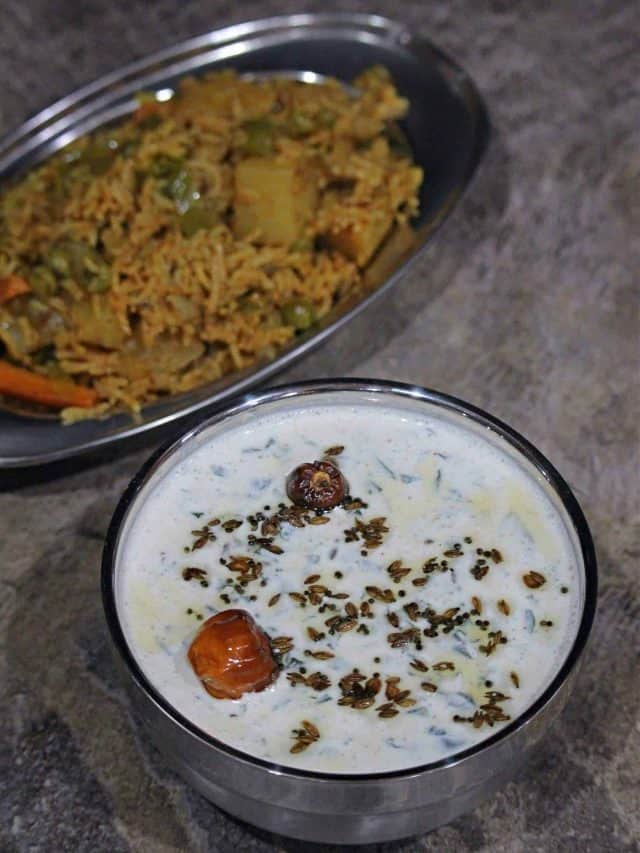 Palak Pachadi | Spinach Raita - My Cooking Journey