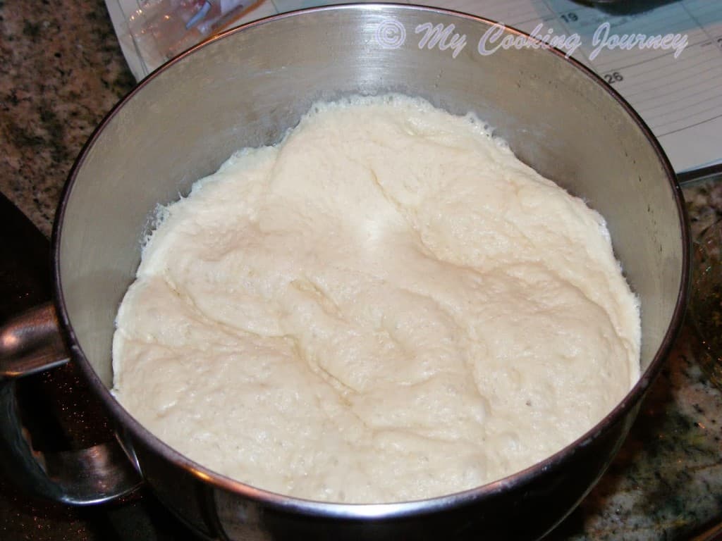 Place the dough in a bowl
