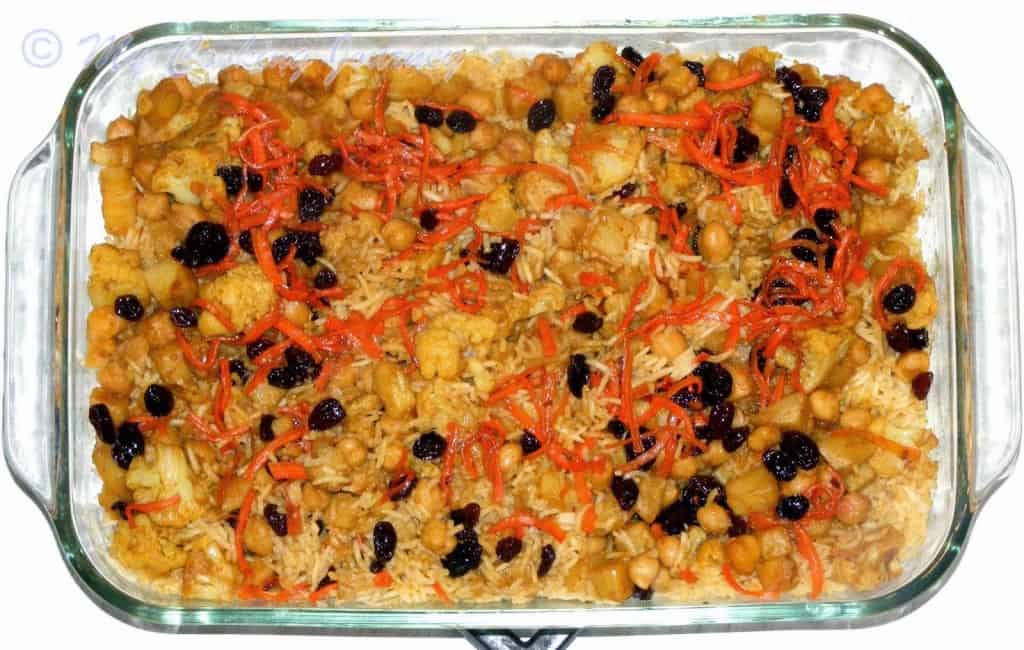 Quabuli Pulao in a Lunch box