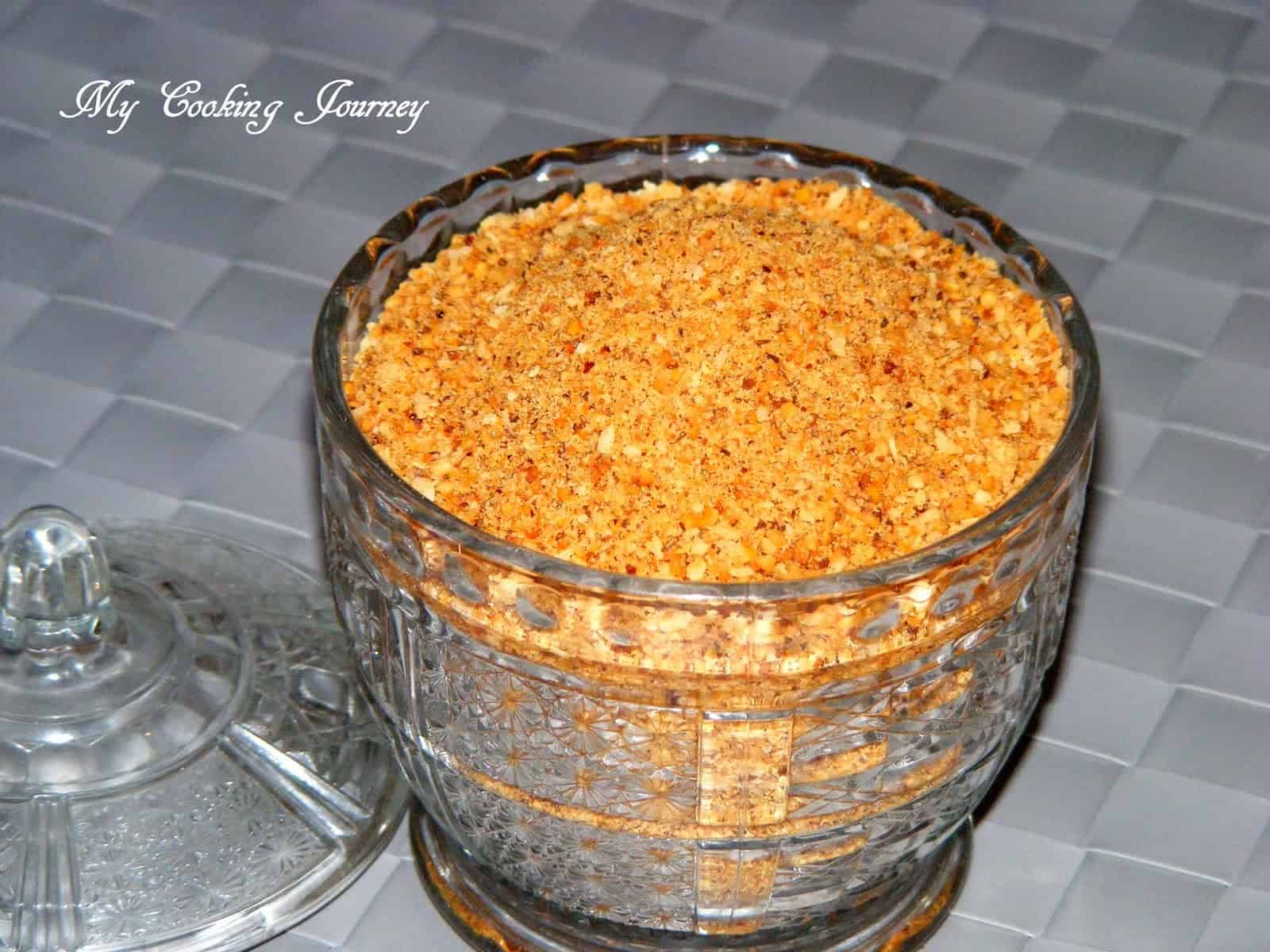 Thengai Podi with Flax Seed – Spicy Coconut Powder with Flax Seed Thengai Podi with Flaxseed powder %%