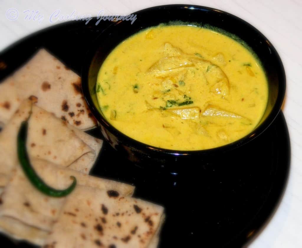 Himachal Pradesh Pahadi Aloo Palda in a bowl