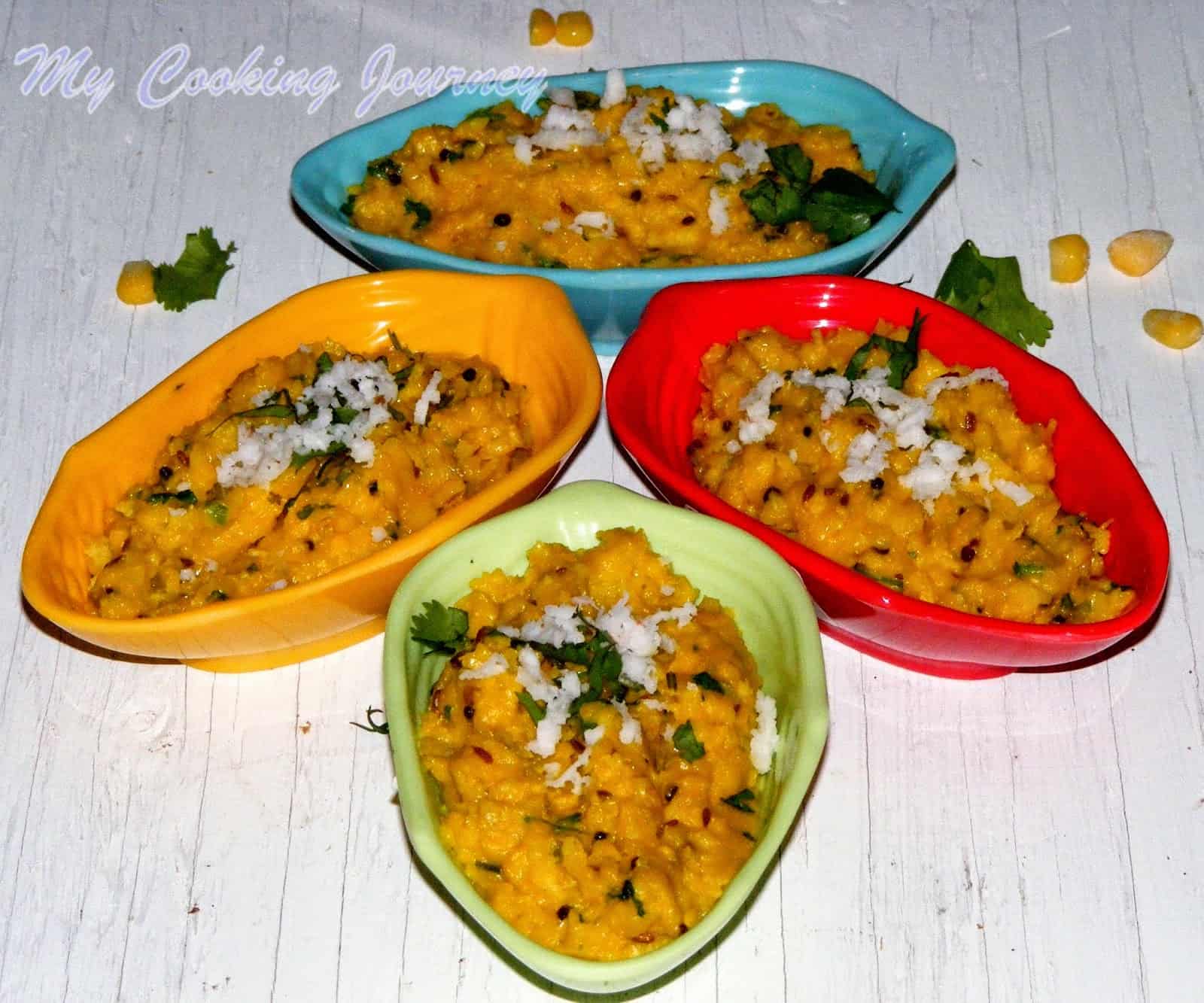 Bhutte Ka Kees from Madhya Pradesh – Grated Corn Street Food of Indore Madhya Pradesh Bhutte Ka kees %%