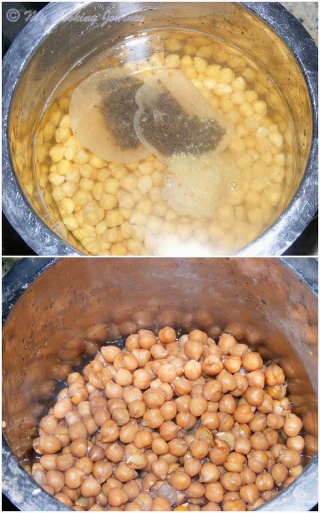 Wash and soak the Channa daal 