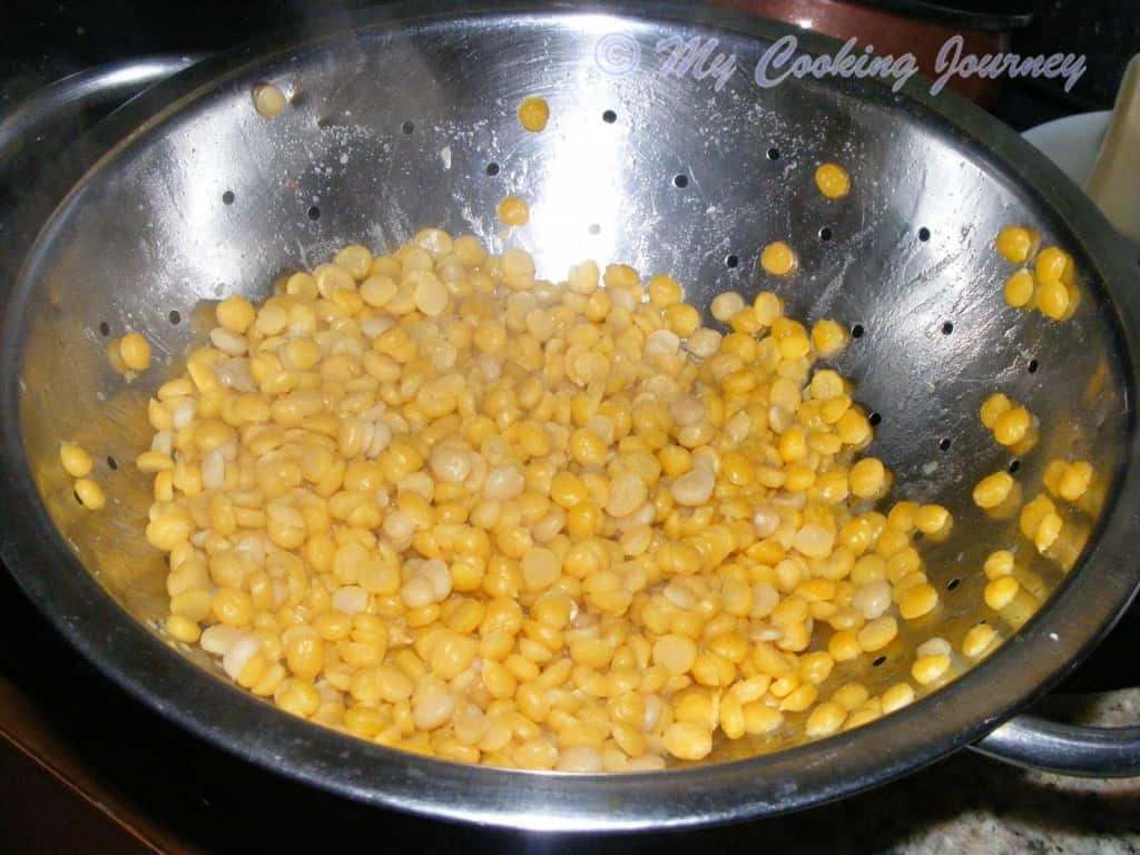 Kadalai Paruppu in a bowl