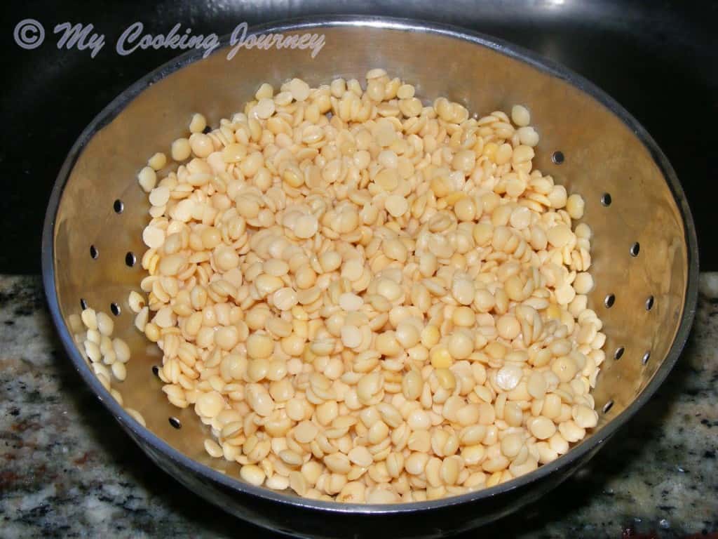 Soaking the Dal