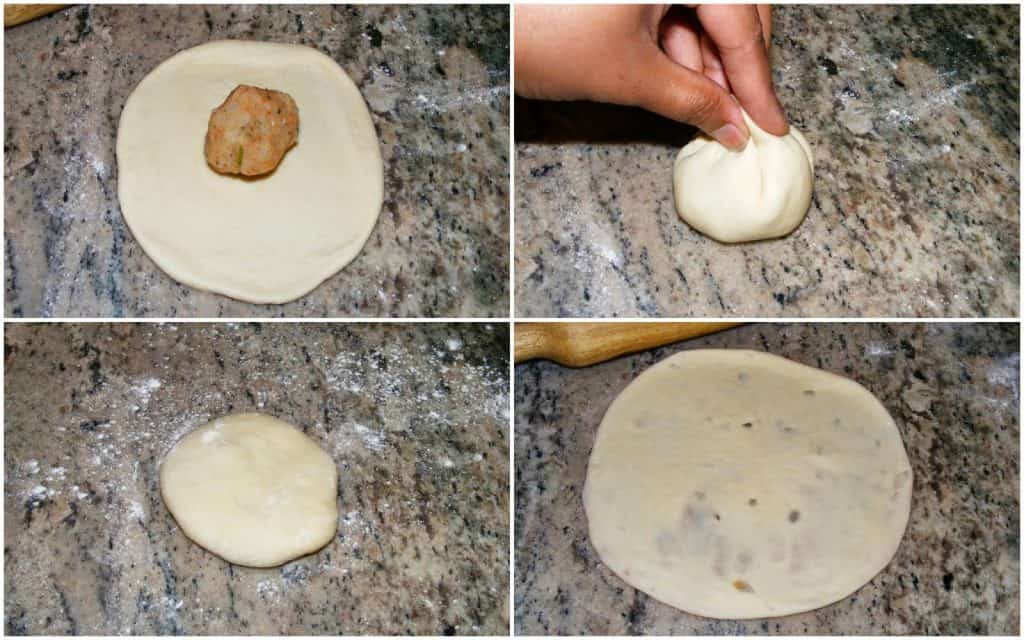 Making Kulchas - process shots