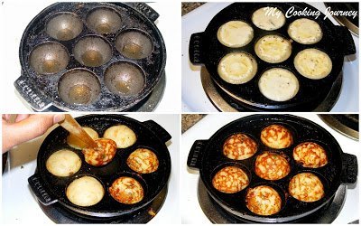 Cooking the Appan in a Pan