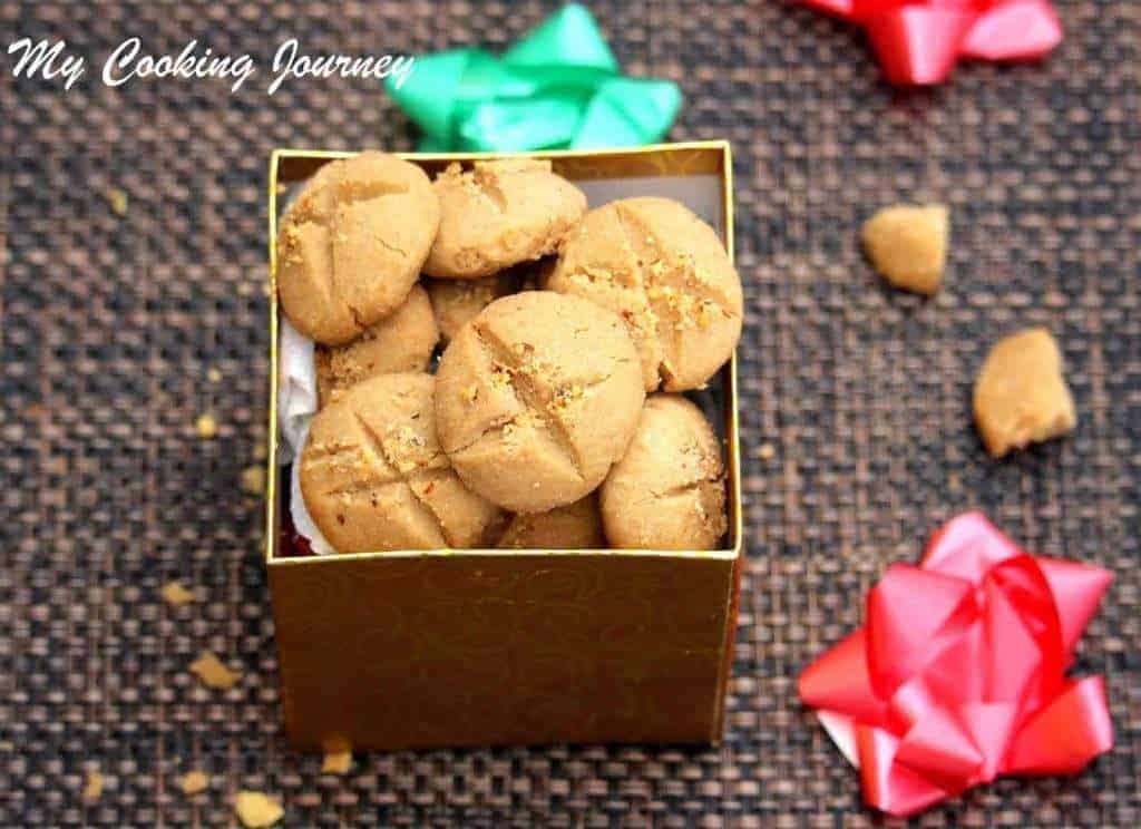 Nan Khatai – Indian Shortbread Cookies in a box