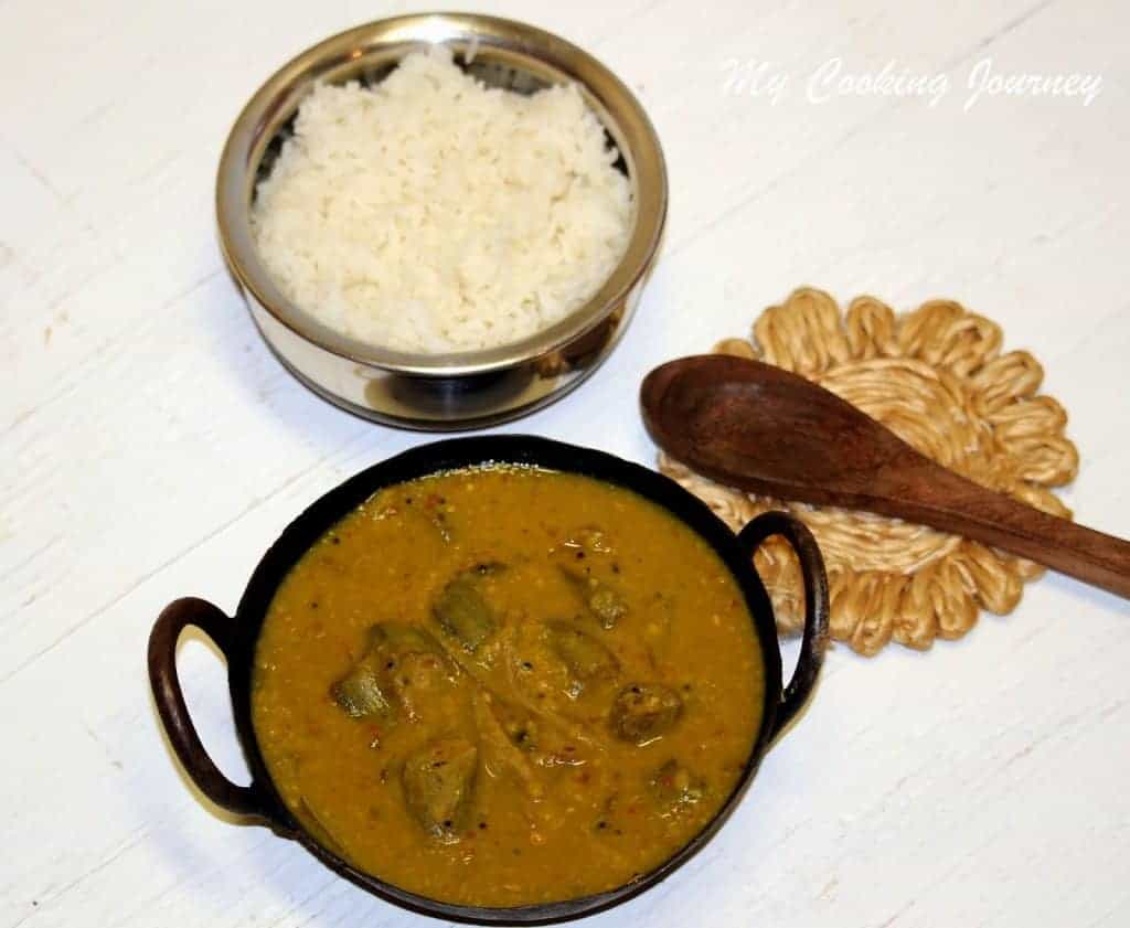 Tirunelveli Sambhar served in a kadai