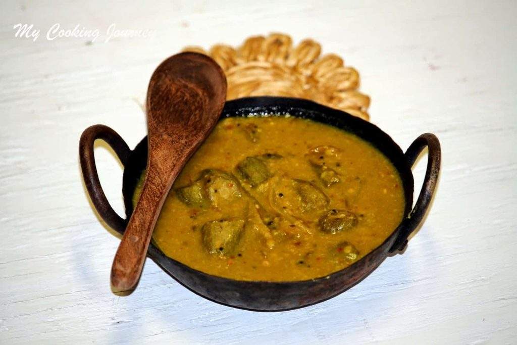 Tirunelveli Sambhar in a kadai