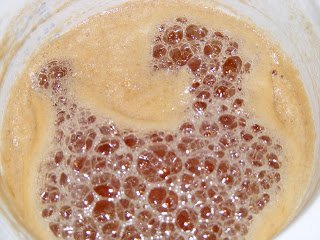 Honey sauce for Baklava bubbling