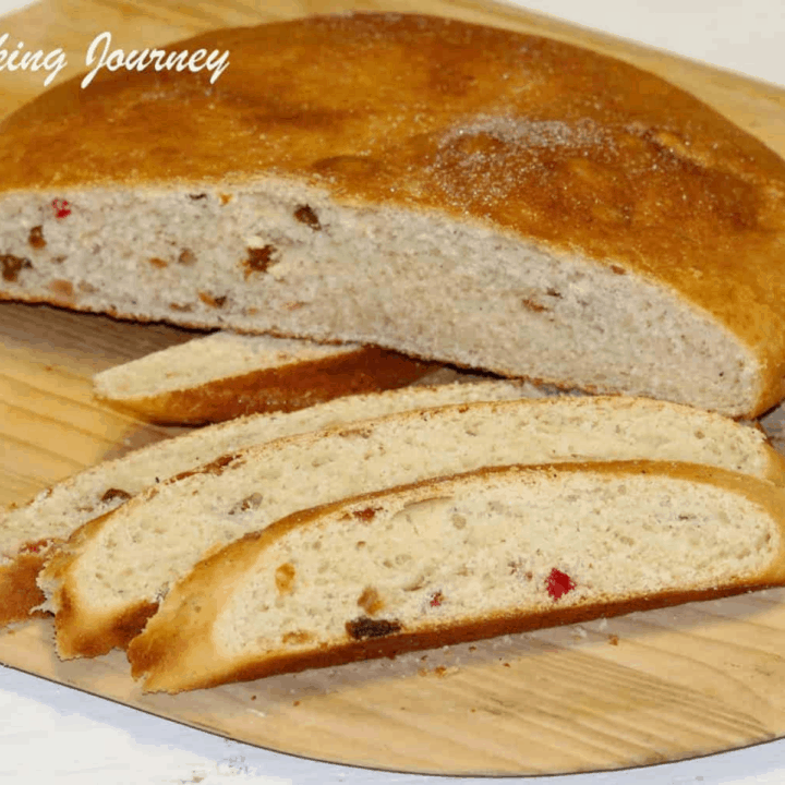 Julekake or Julekage in a Dish