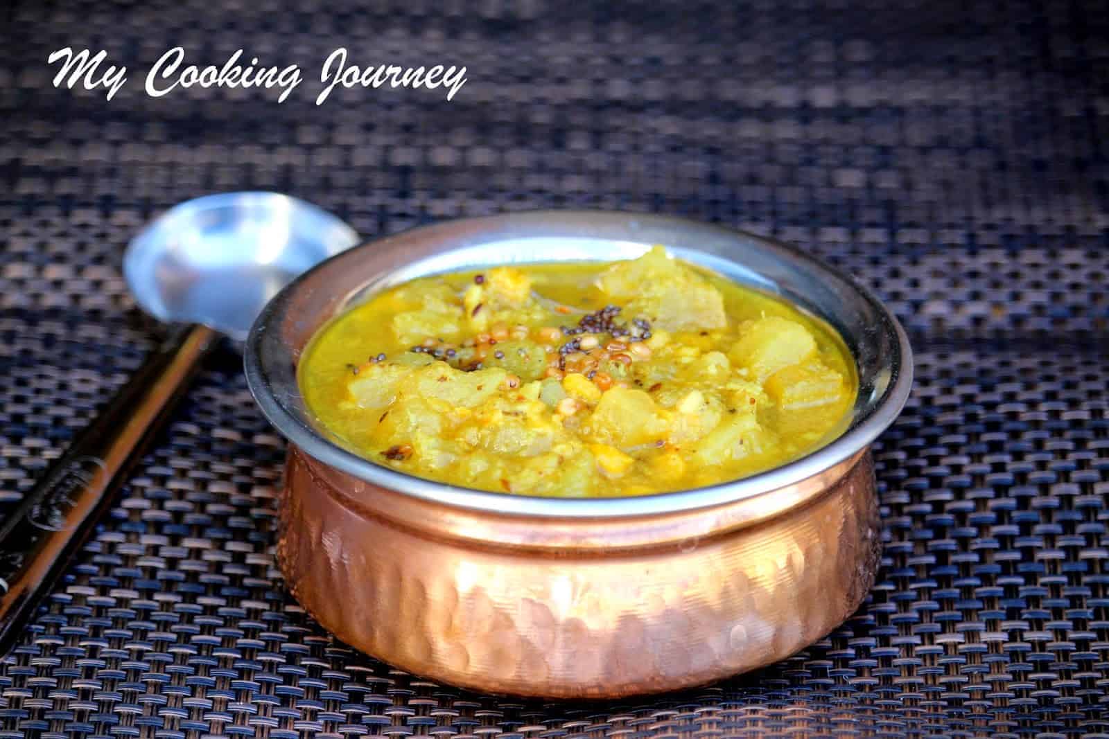 Kerala Style Poosinikkai Kootu Curry - My Cooking Journey