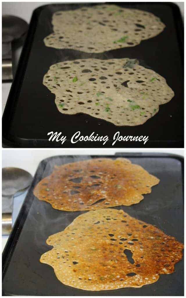 Cooking dosai