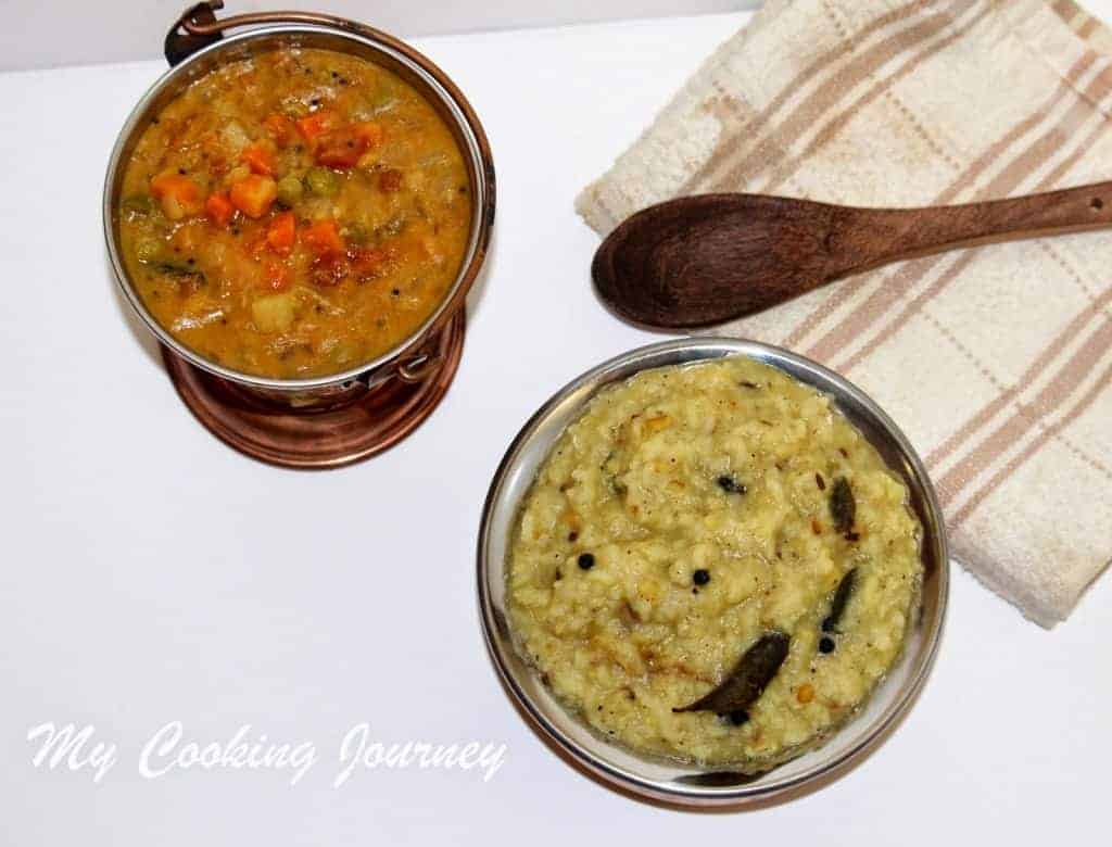 Pongal and Kalyana Gothsu is ready to serve