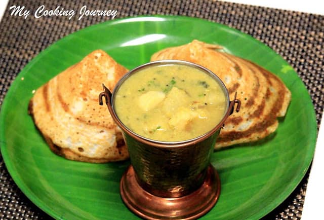 Kadapa – Tanjore  served with dosai