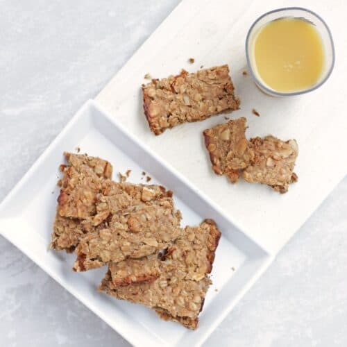 Flourless Banana Oat Breakfast Bars - My Cooking Journey