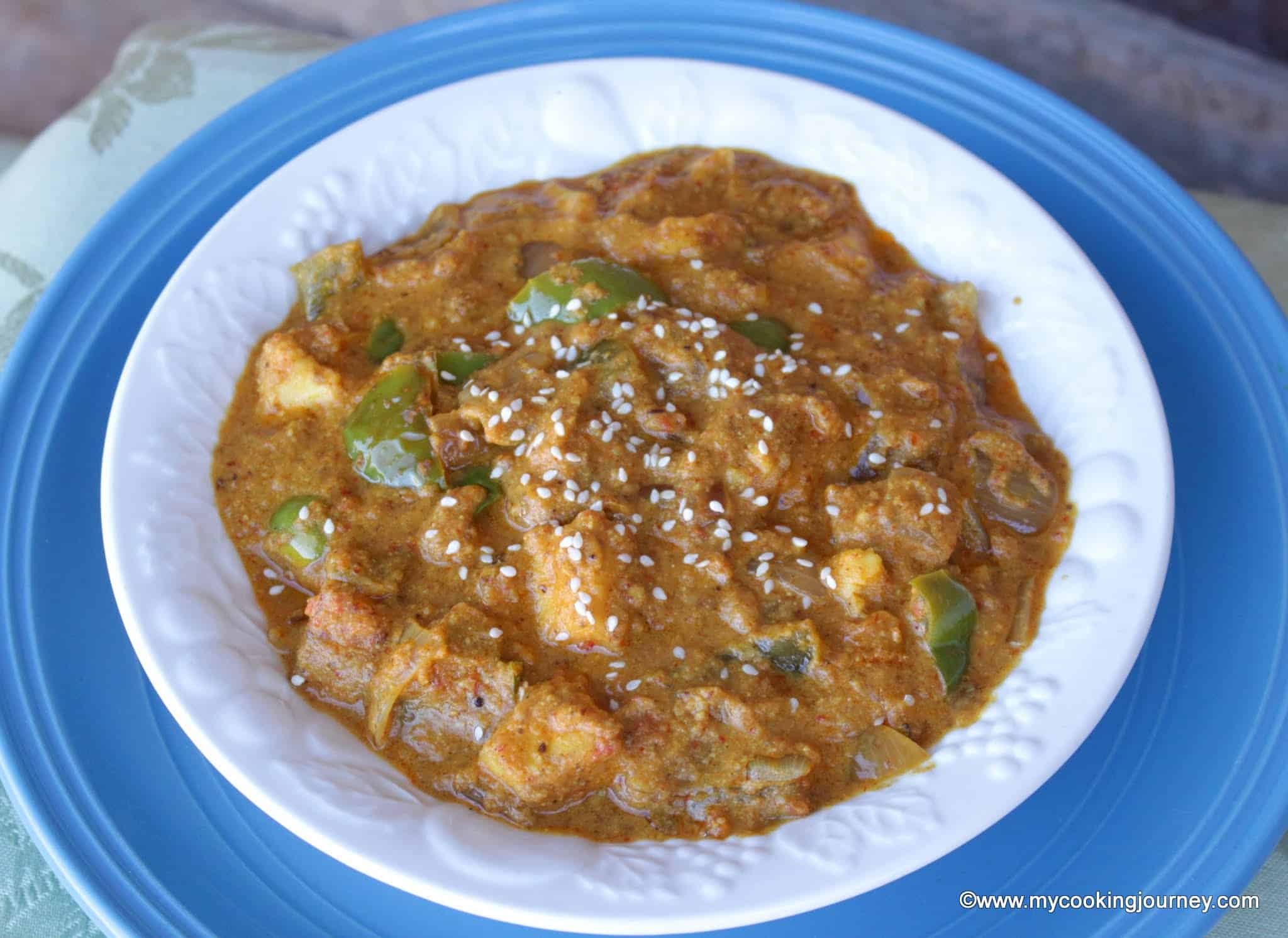 Hyderabadi Paneer – Hyderabadi Style Spicy Paneer Subzi Hyderabadi Paneer
