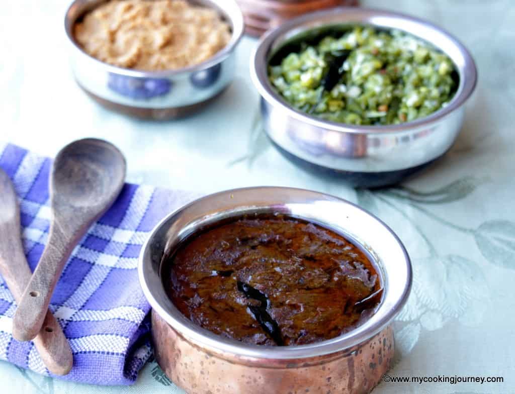 Milagu Kuzhambu with beans curry