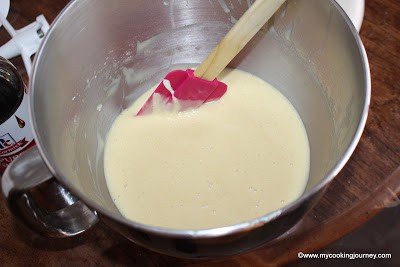 Adding Milk to Batter