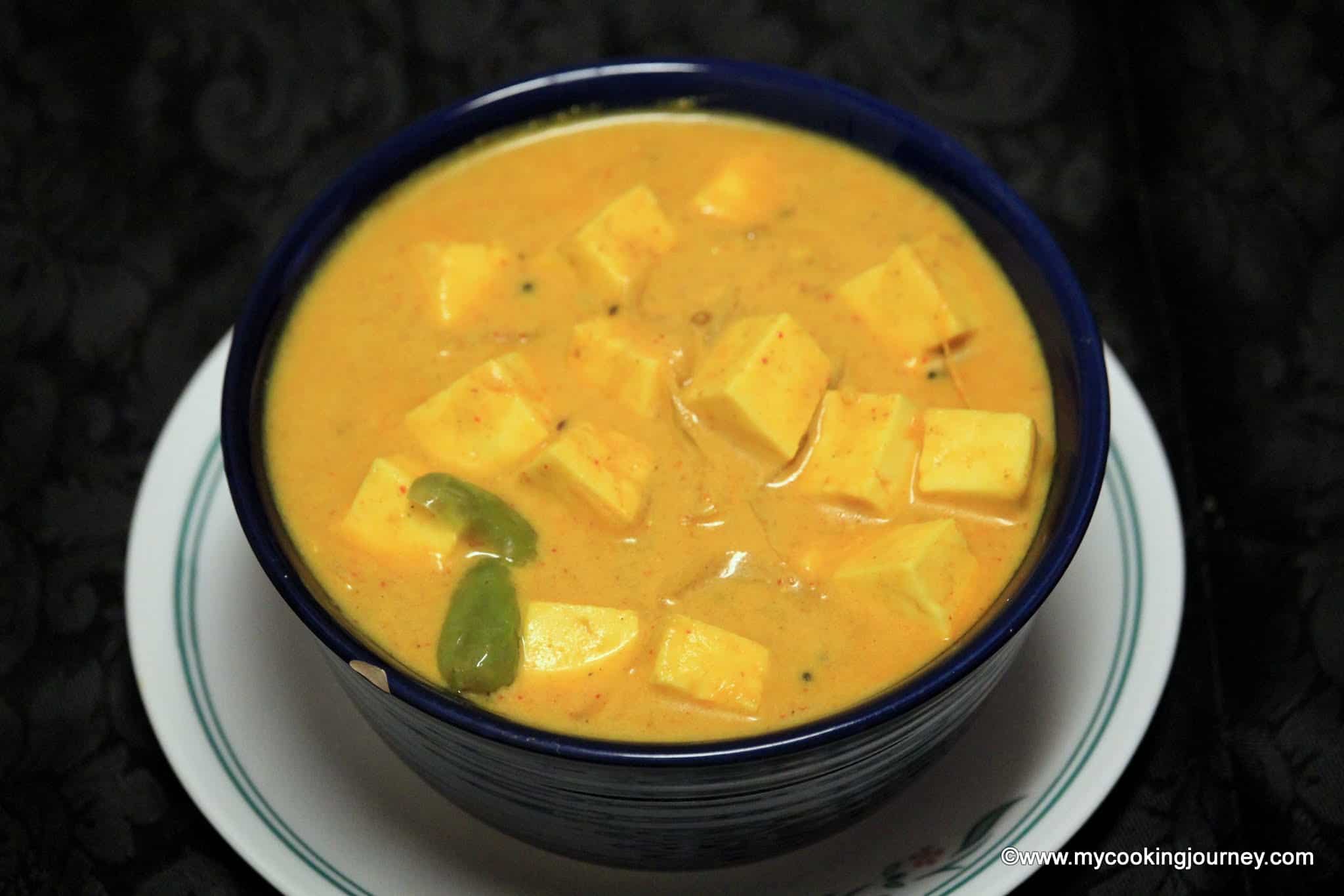 Dahi Paneer – Dahi Wala Paneer – Paneer Subzi in Yogurt Gravy Dahi Paneer Subzi %%