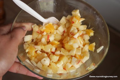 Chopped Fruits in a bowl