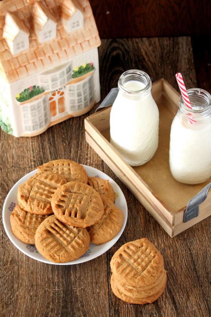 Peanut butter whole wheat cookie