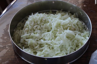 Grated Bottle Gourd in a bowl