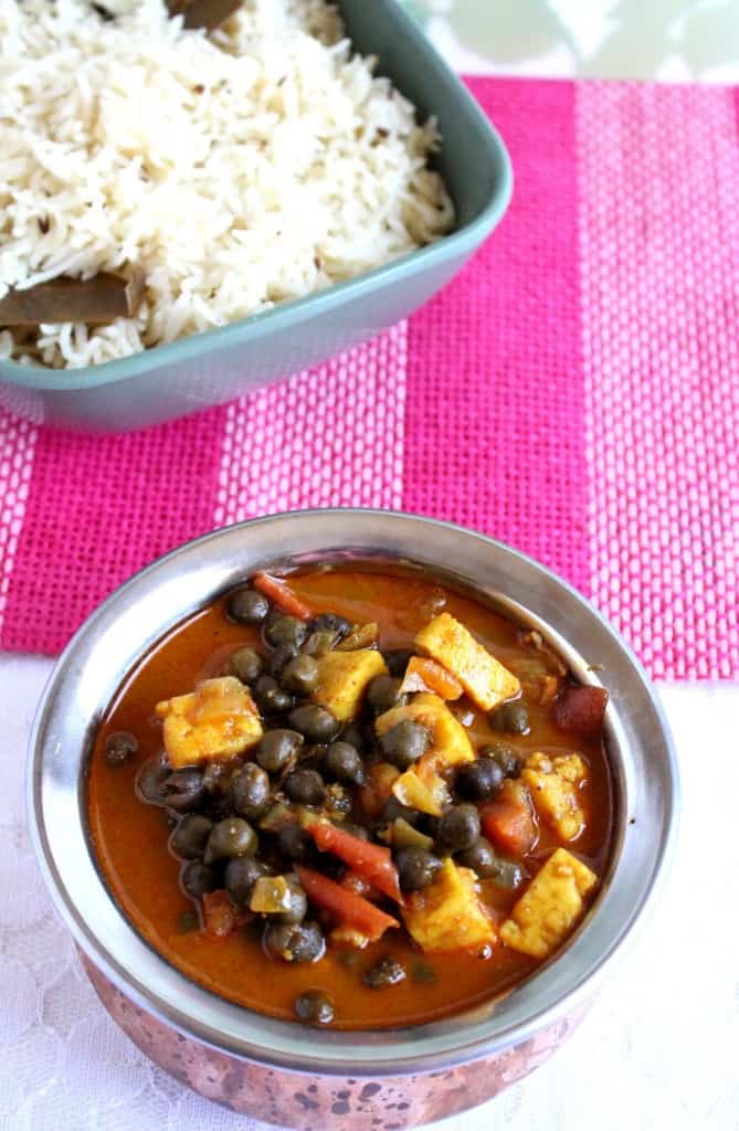 Hara Cholia Paneer Subzi in a bowl