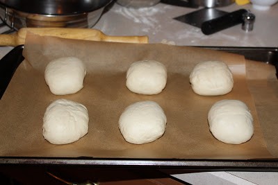 Rolling the dough