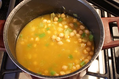 Chick peas soup