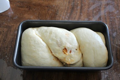 Bake the bread in a oven