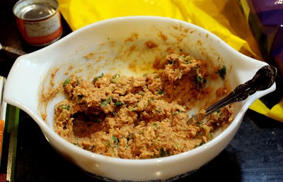 Mixing the Ingredients in a Bowl