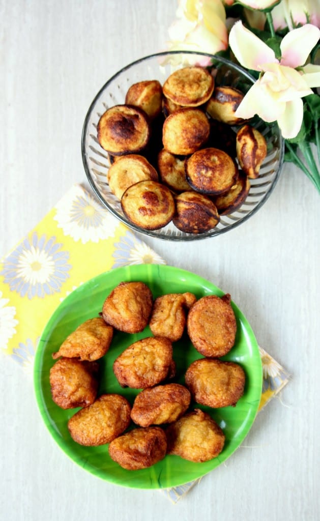 Plantain Balls in a bowl