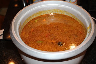 Cooking rice with water