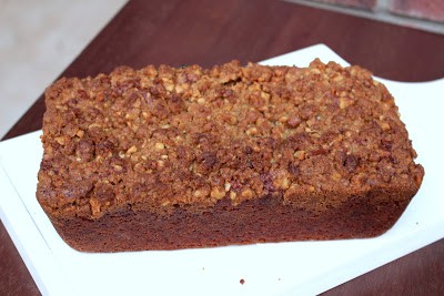 Zucchini Bread is baked perfectly and ready to serve.