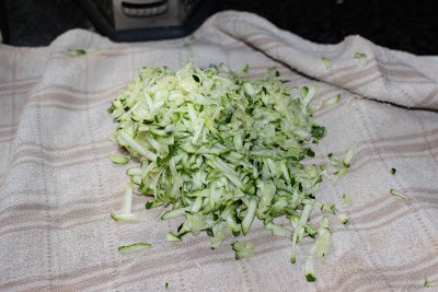 grated zucchini