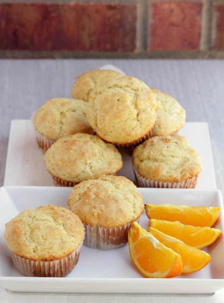 Orange Muffins - arranged