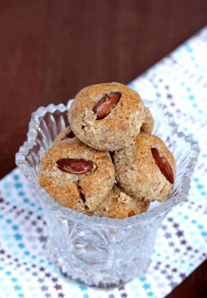 A for Almond Cookies | Chinese Almond Cookies | Vegan Almond Cookies