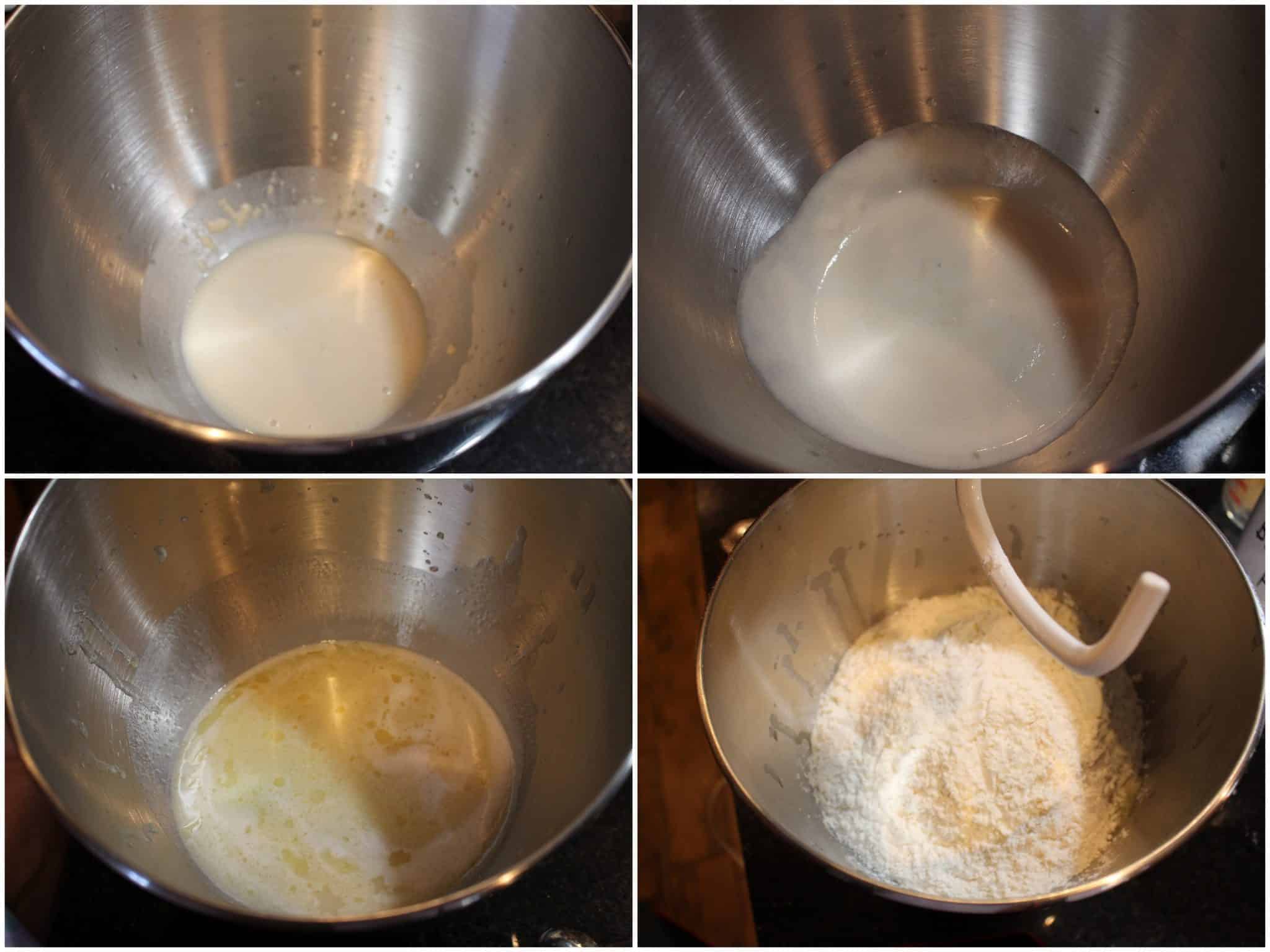Preparing the dough