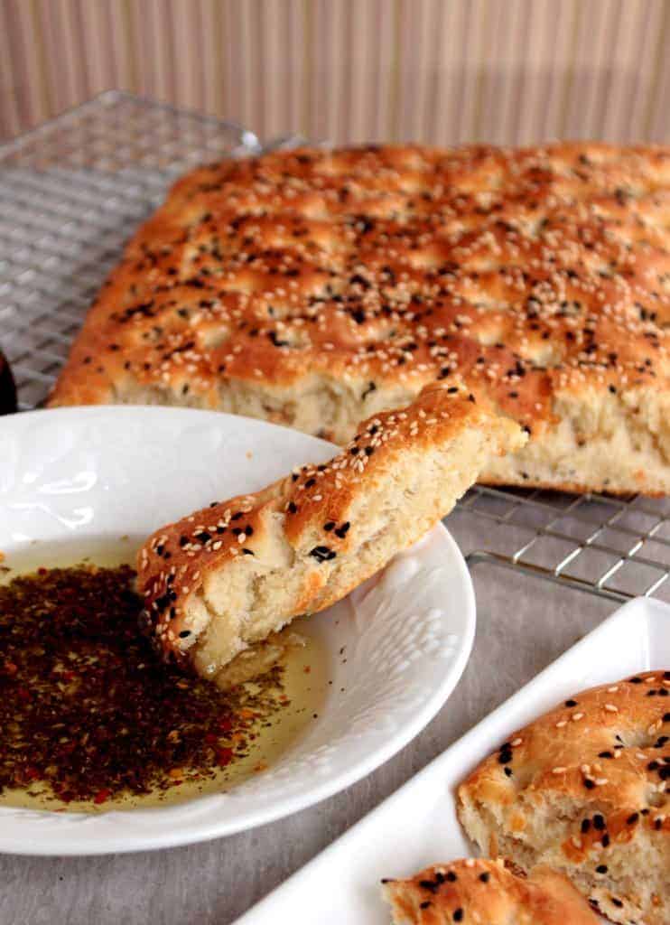 L for Lagana Bread | Greek Lenten Flatbread | Vegan Flatbread