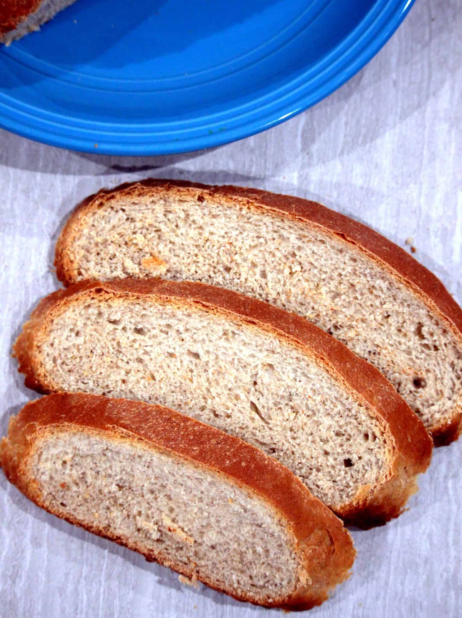 Ethiopian Spiced Honey Bread in a Slices