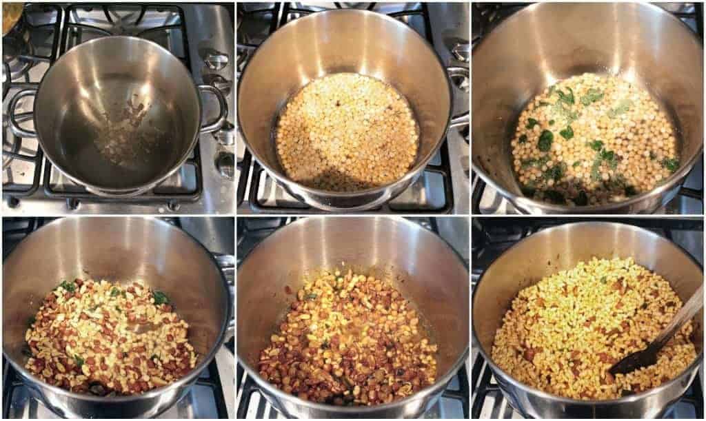 Steps for how to cook Kara Pori Mixture