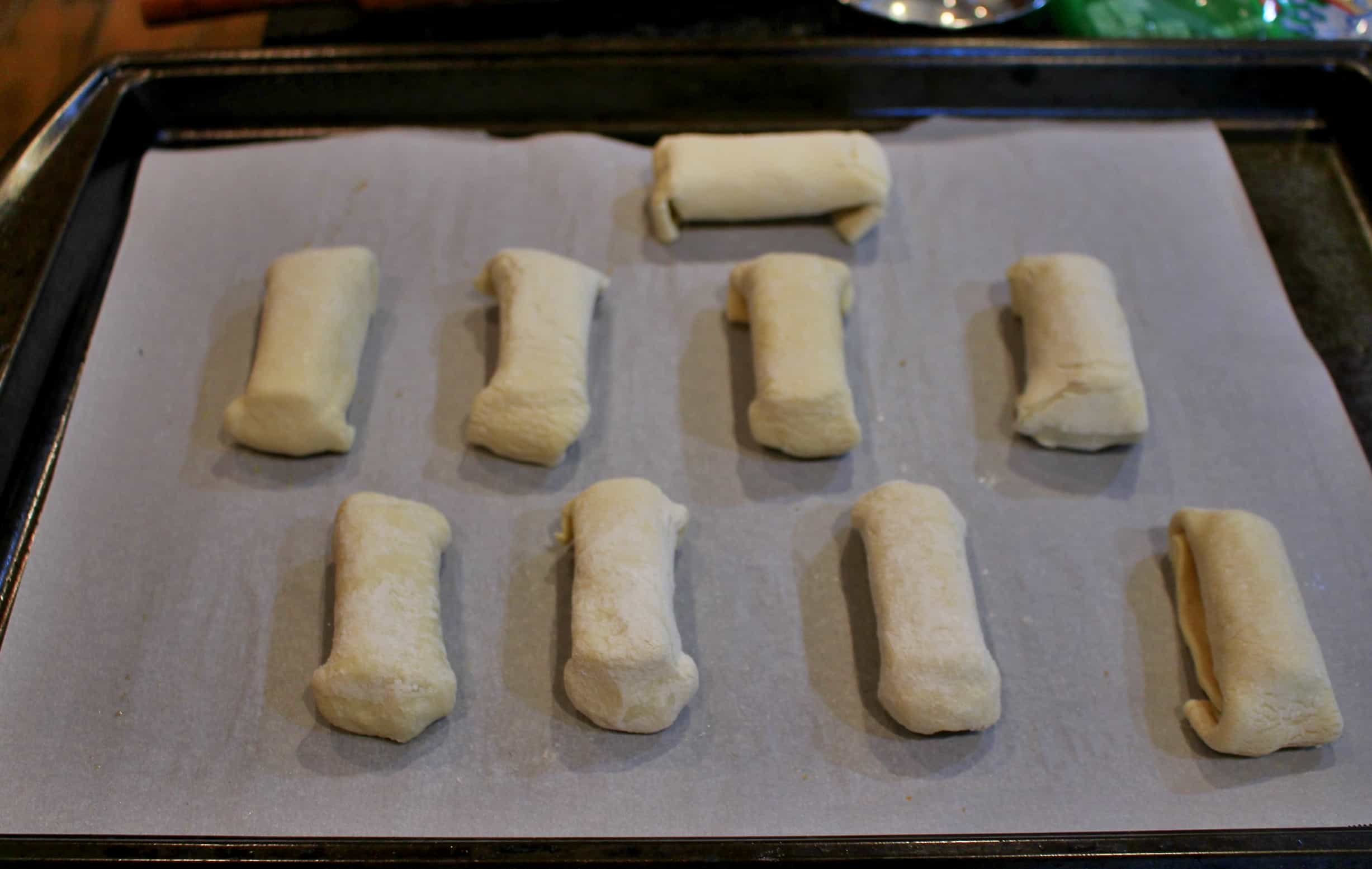Prepared Puff Pastry for Bake